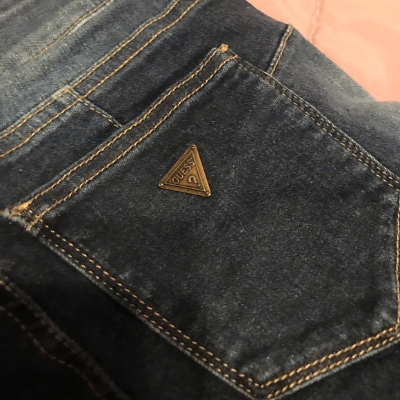 Size 23 Guess Low Rise Curve X Skinny Jeans - Picture 3 of 6